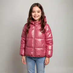 YAMP - Parka Con Capucha Forro Peludo Niña