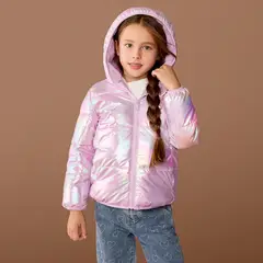 YAMP - Parka Con Capucha Forro Peludo Niña
