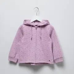 YAMP - Polerón Afranelado Con Capucha Niña Estampado