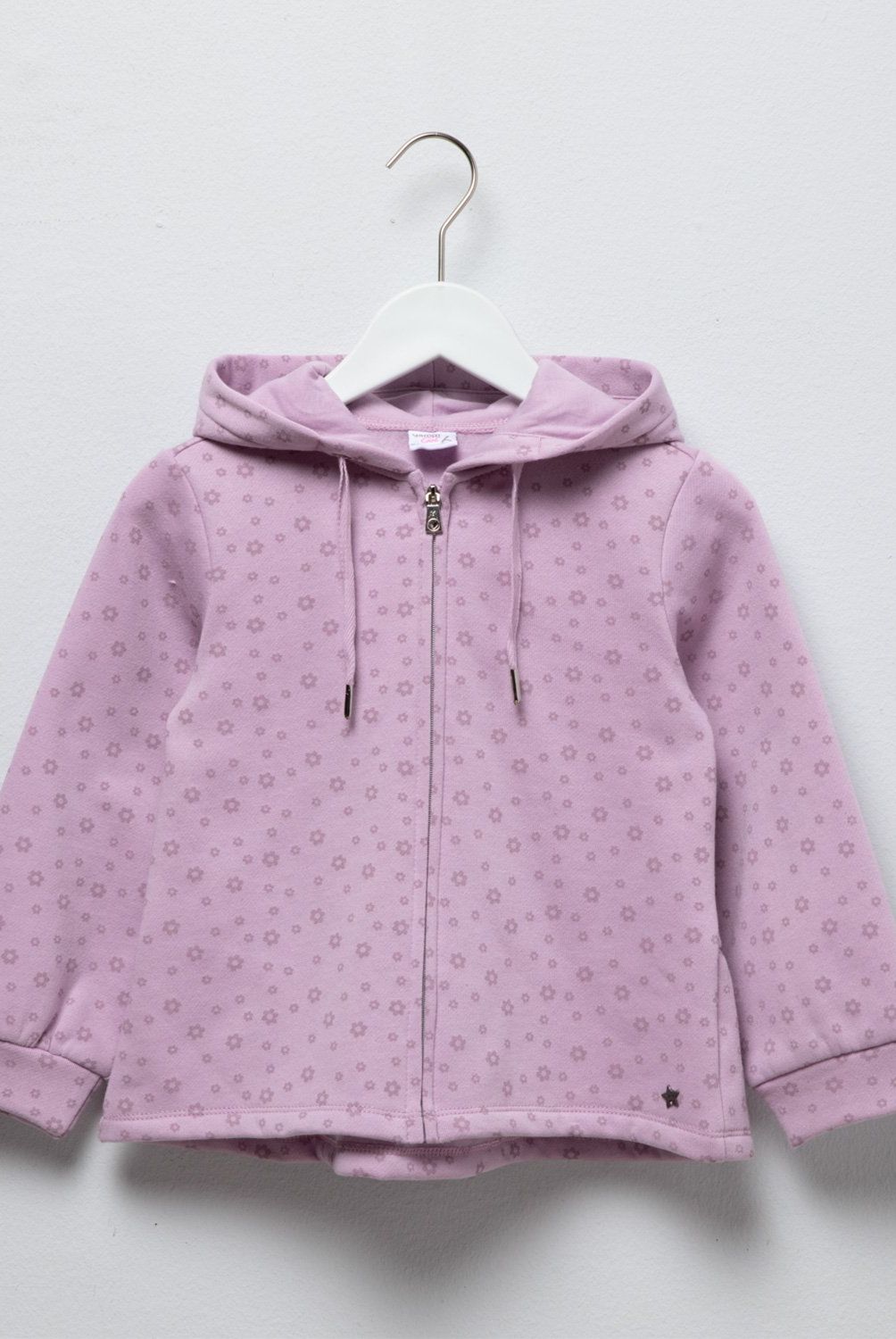YAMP - Polerón Niña Yamp Afranelado con Capucha Animal Print