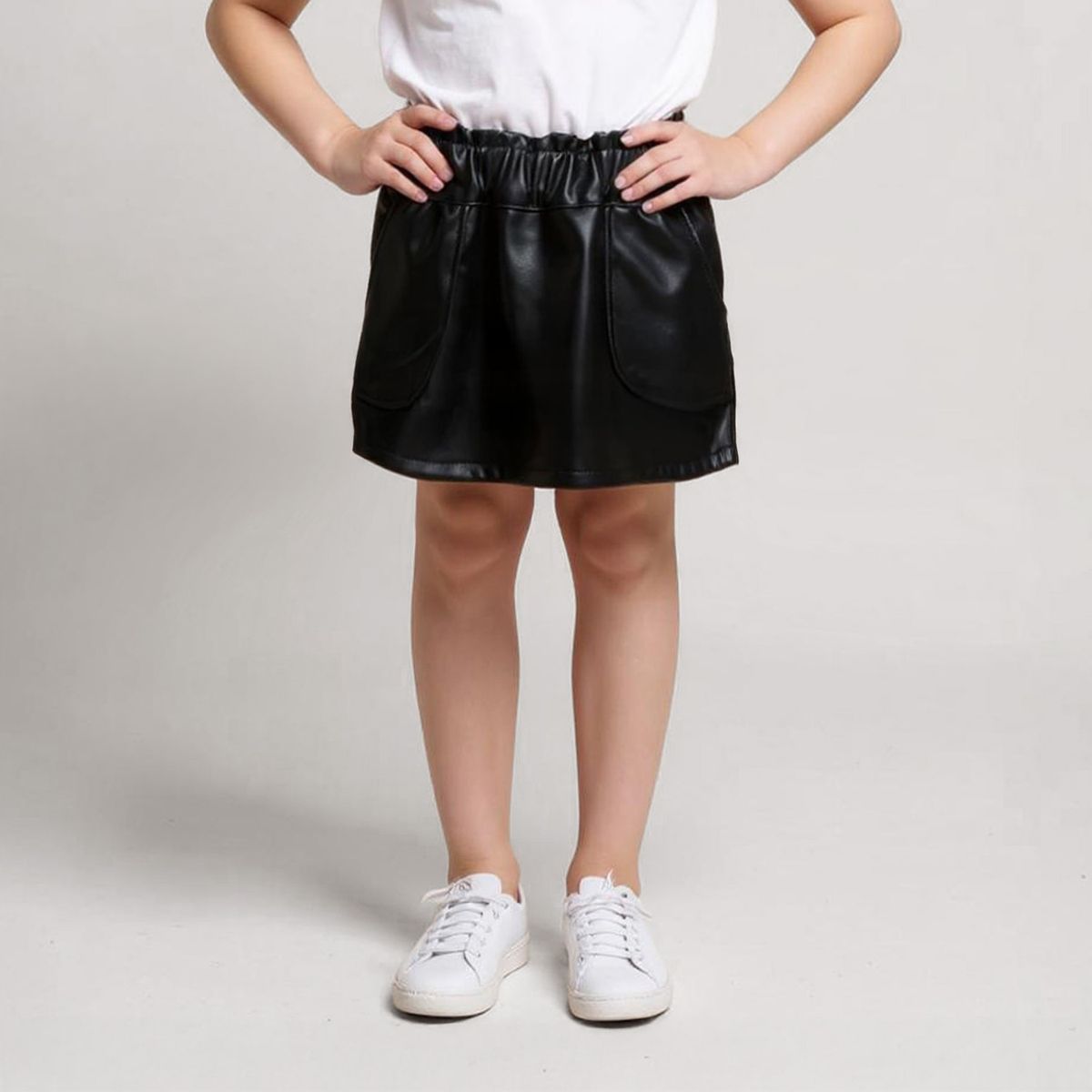 YAMP - Falda Ecocuero Niña Yamp