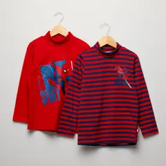 MARVEL - Pack de 2 Beatles Niño Algodón Spider Man