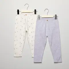 YAMP - Pack De 2 Pantalones Algodón Bebé Niño
