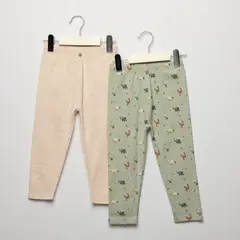 YAMP - Pack De 2 Pantalones Algodón Bebé Niño