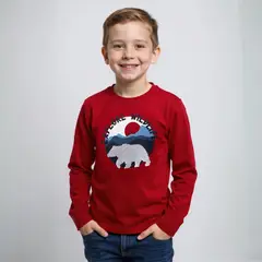 YAMP - Polera Lentejuelas Algodón Niño