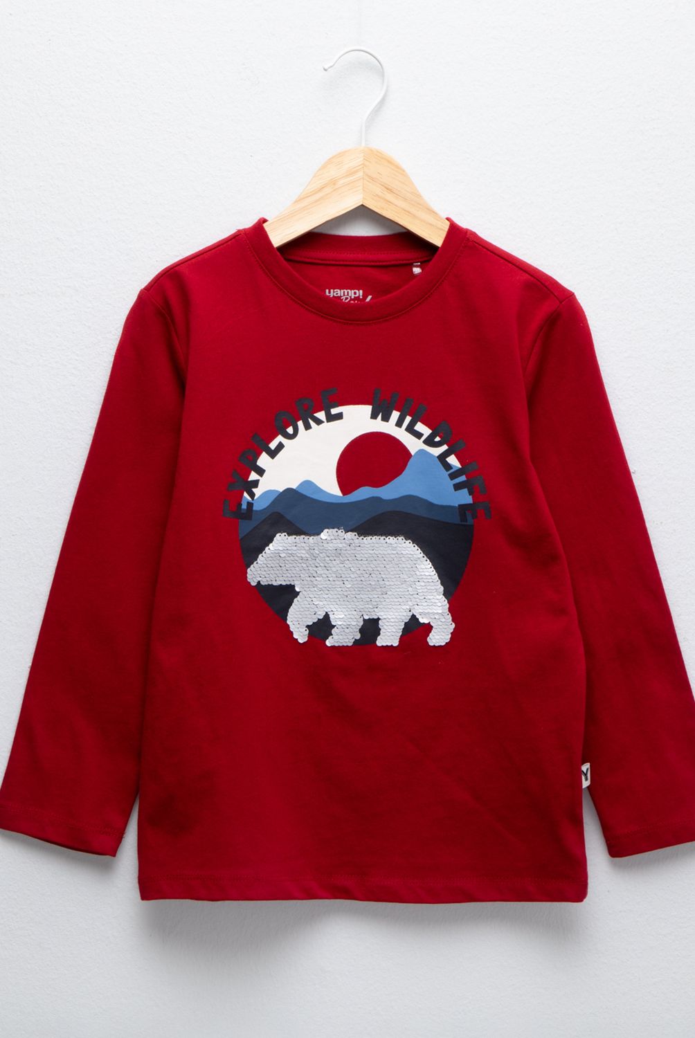 YAMP - Polera Lentejuelas Algodón Niño Yamp