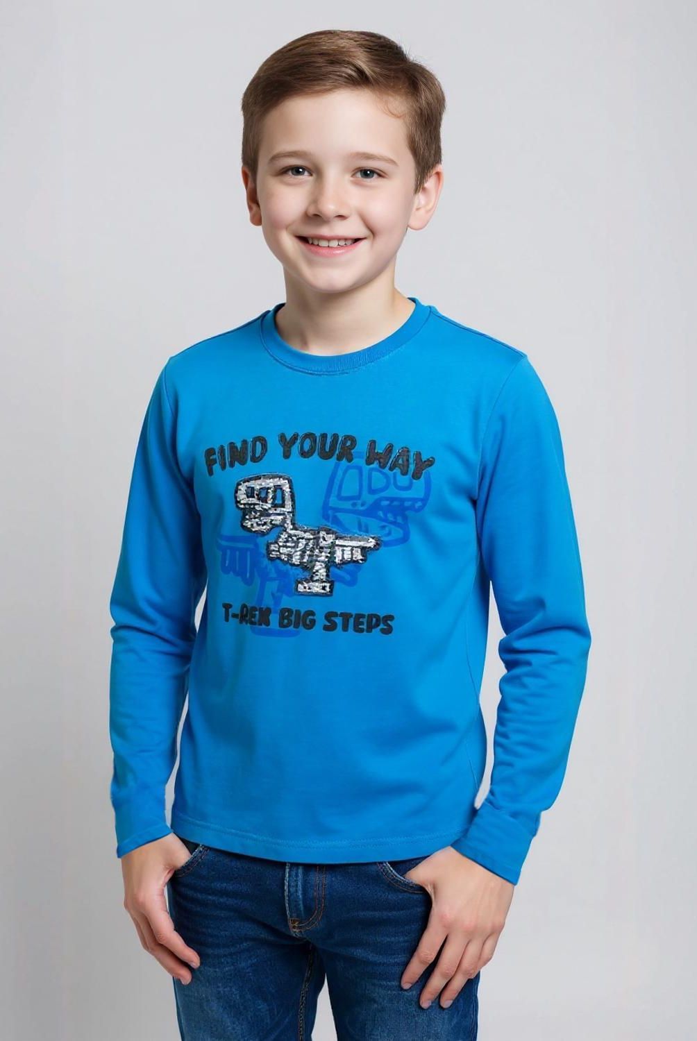 YAMP - Polera Lentejuelas Algodón Niño Yamp