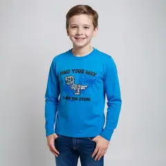 YAMP - Polera Lentejuelas Algodón Niño