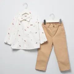 YAMP - Camisa Cotelé Más Pantalón Bebé Niño