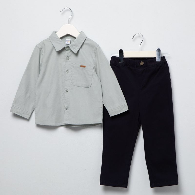 YAMP - Camisa Cotelé Más Pantalón Bebé Niño Yamp