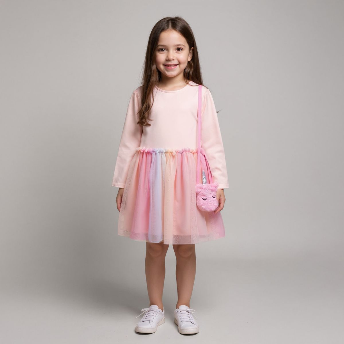 YAMP - Vestido Tutú Con Cartera Niña Yamp