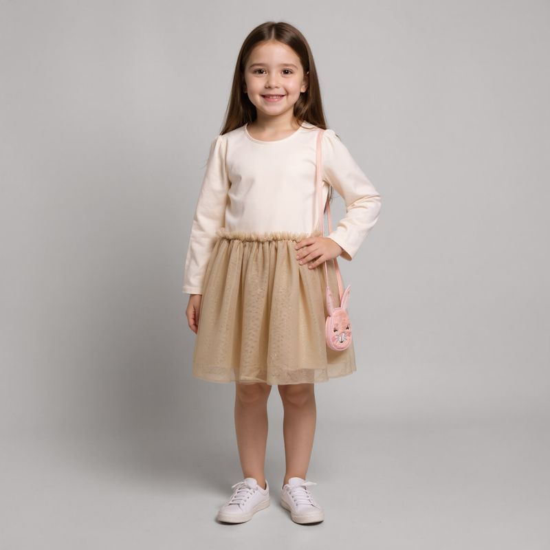 YAMP - Vestido Tutú Con Cartera Niña Yamp