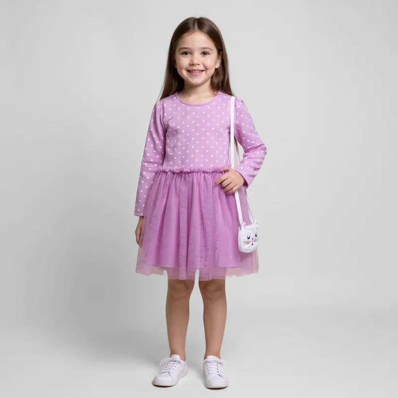 YAMP - Vestido Tutú Con Cartera Niña Yamp