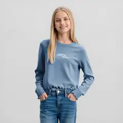 DOO AUSTRALIA - Polera Manga Larga Estampada Niña Algodón
