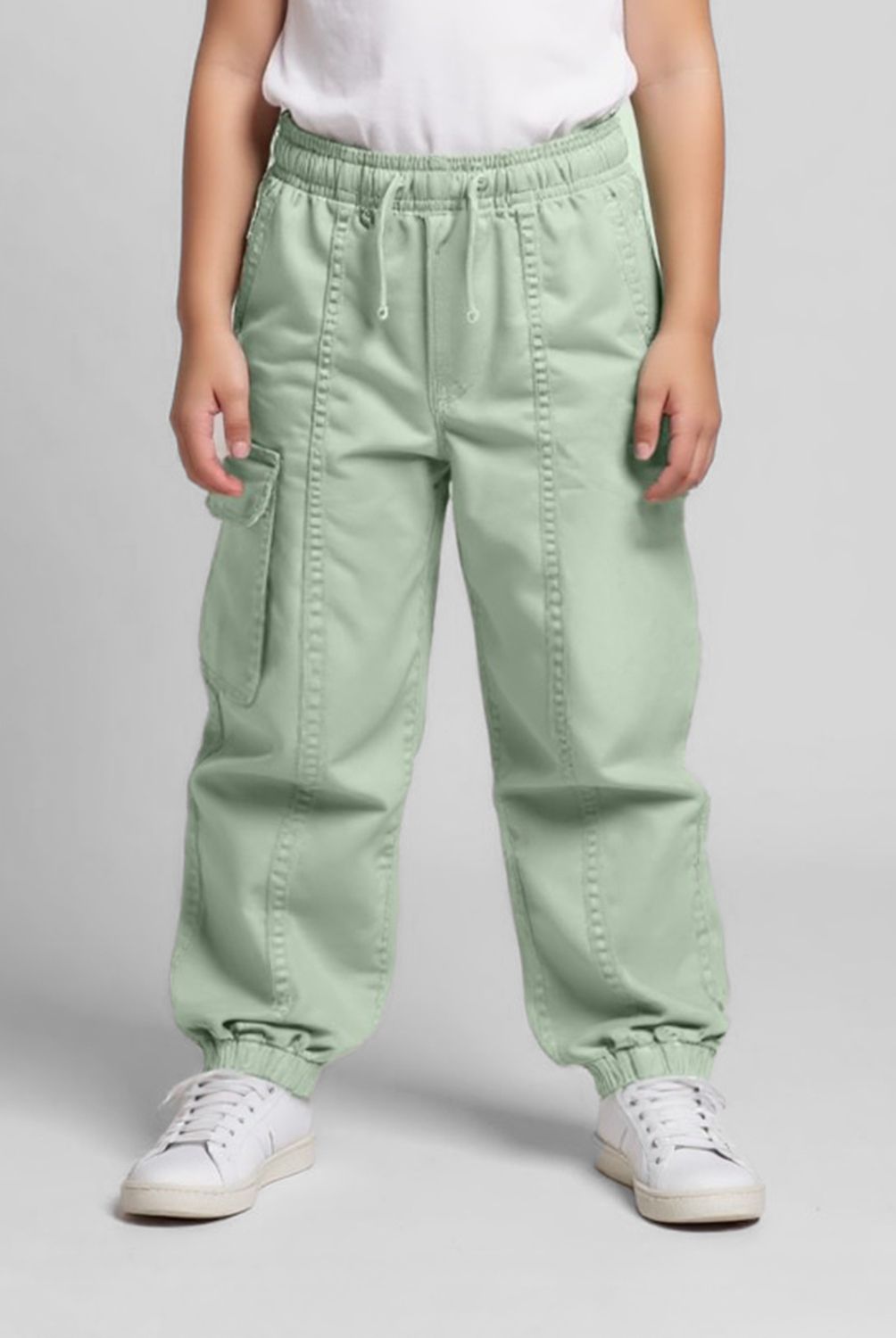 YAMP - Jeans Parachute Yamp Niña 100% Algodón Tiro Medio