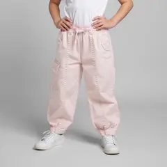 YAMP - Jeans Parachute Niña 100% Algodón Tiro Medio
