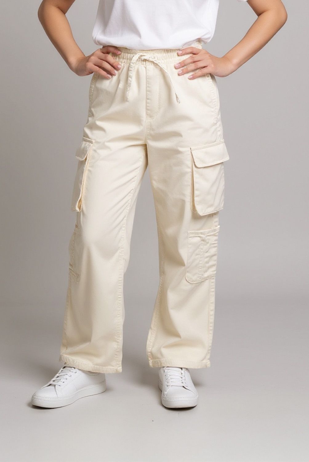 DOO AUSTRALIA - Pantalón Cargo Doo Australia Algodón Niña Tiro Alto