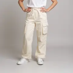 DOO AUSTRALIA - Pantalón Cargo Algodón Niña Tiro Alto