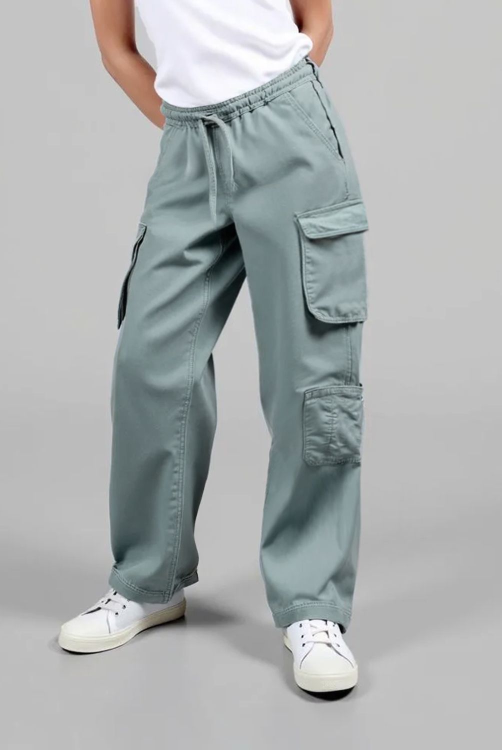 DOO AUSTRALIA - Pantalón Cargo Doo Australia Algodón Niña Tiro Alto