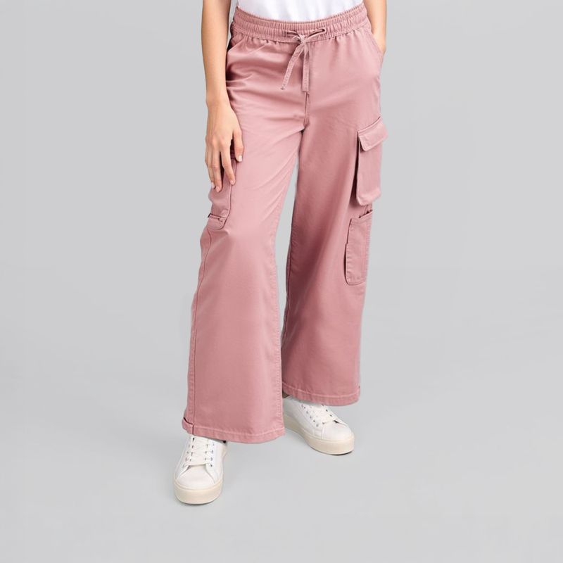 DOO AUSTRALIA - Pantalón Cargo Doo Australia Algodón Niña Tiro Alto