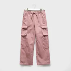 DOO AUSTRALIA - Pantalón Cargo Algodón Niña Tiro Alto