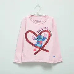 LILO & STITCH - Polera Algodón Niña Lilostitch