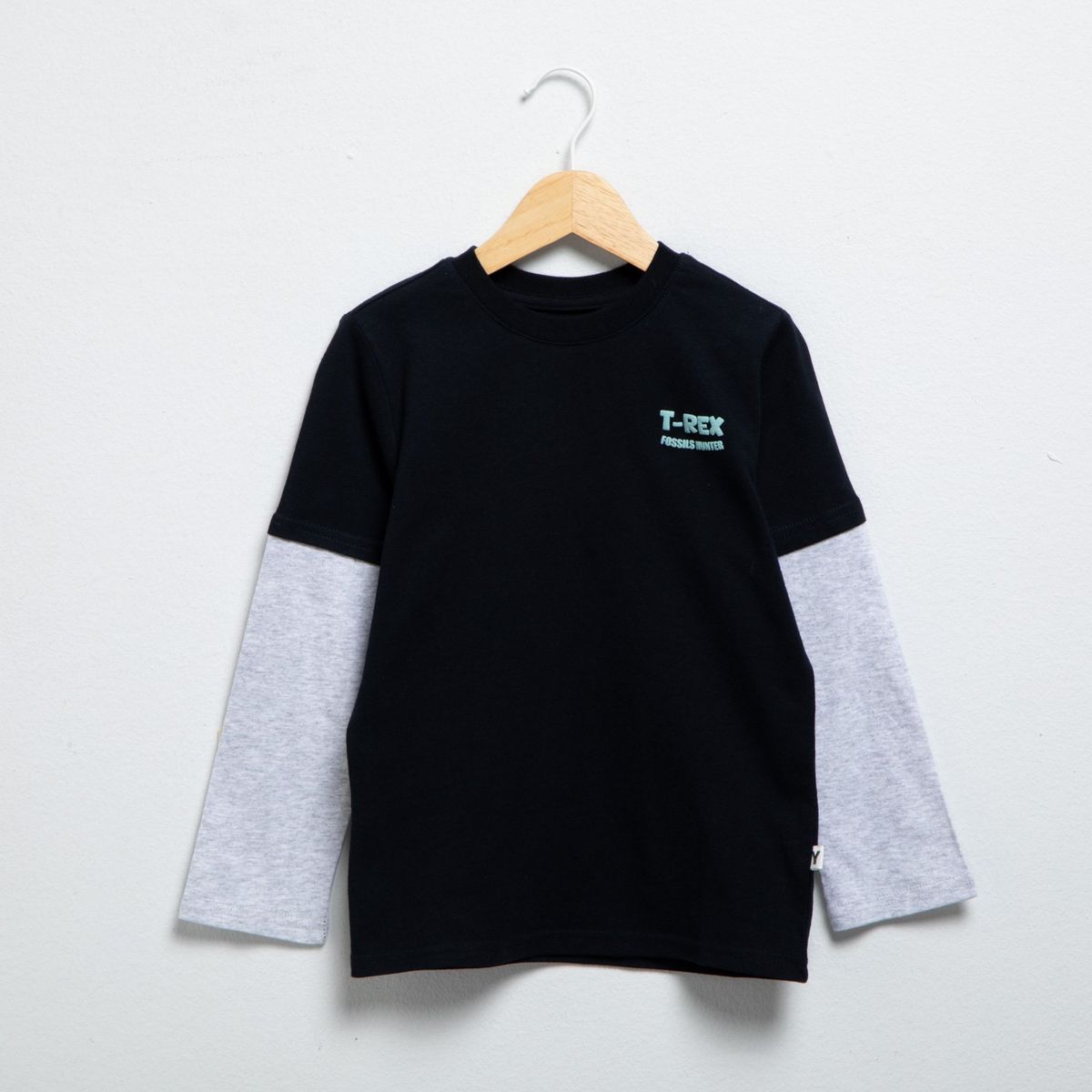 YAMP - Polera Manga Larga Estampada Niño Yamp Algodón