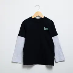 YAMP - Polera Manga Larga Estampada Niño Algodón