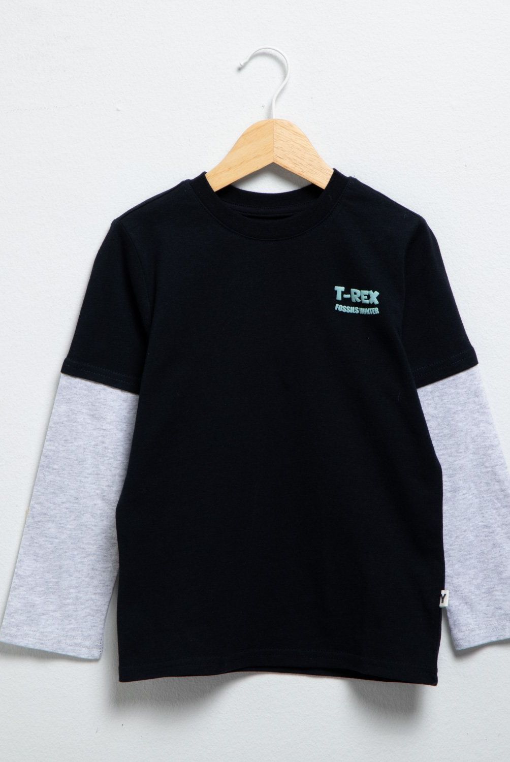 YAMP - Polera Manga Larga Estampada Niño Yamp Algodón