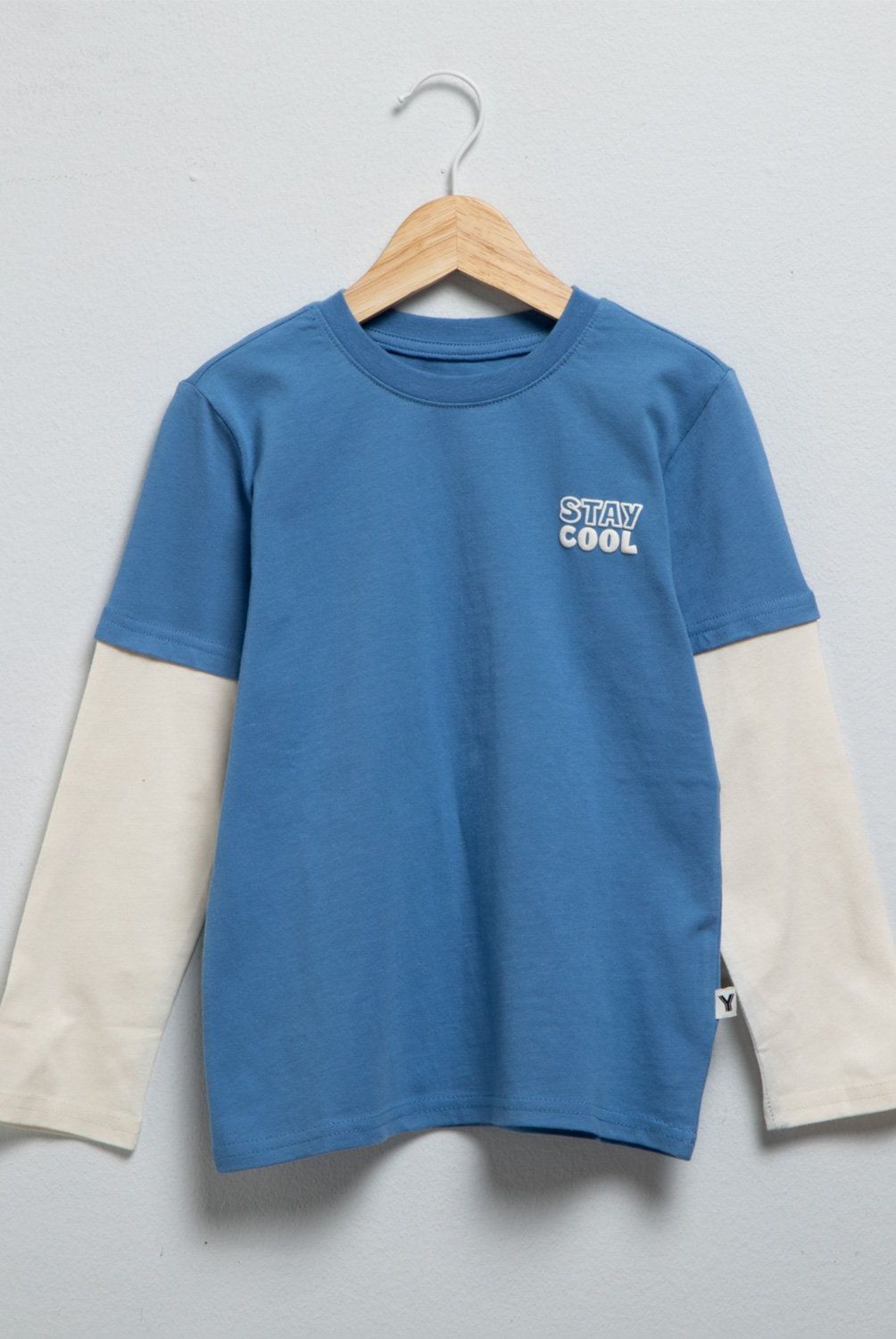 YAMP - Polera Manga Larga Estampada Niño Yamp Algodón