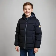 YAMP - Parka Larga Con Capucha Niño