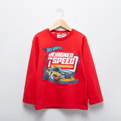 HOT WHEELS - Polera Algodón Niño