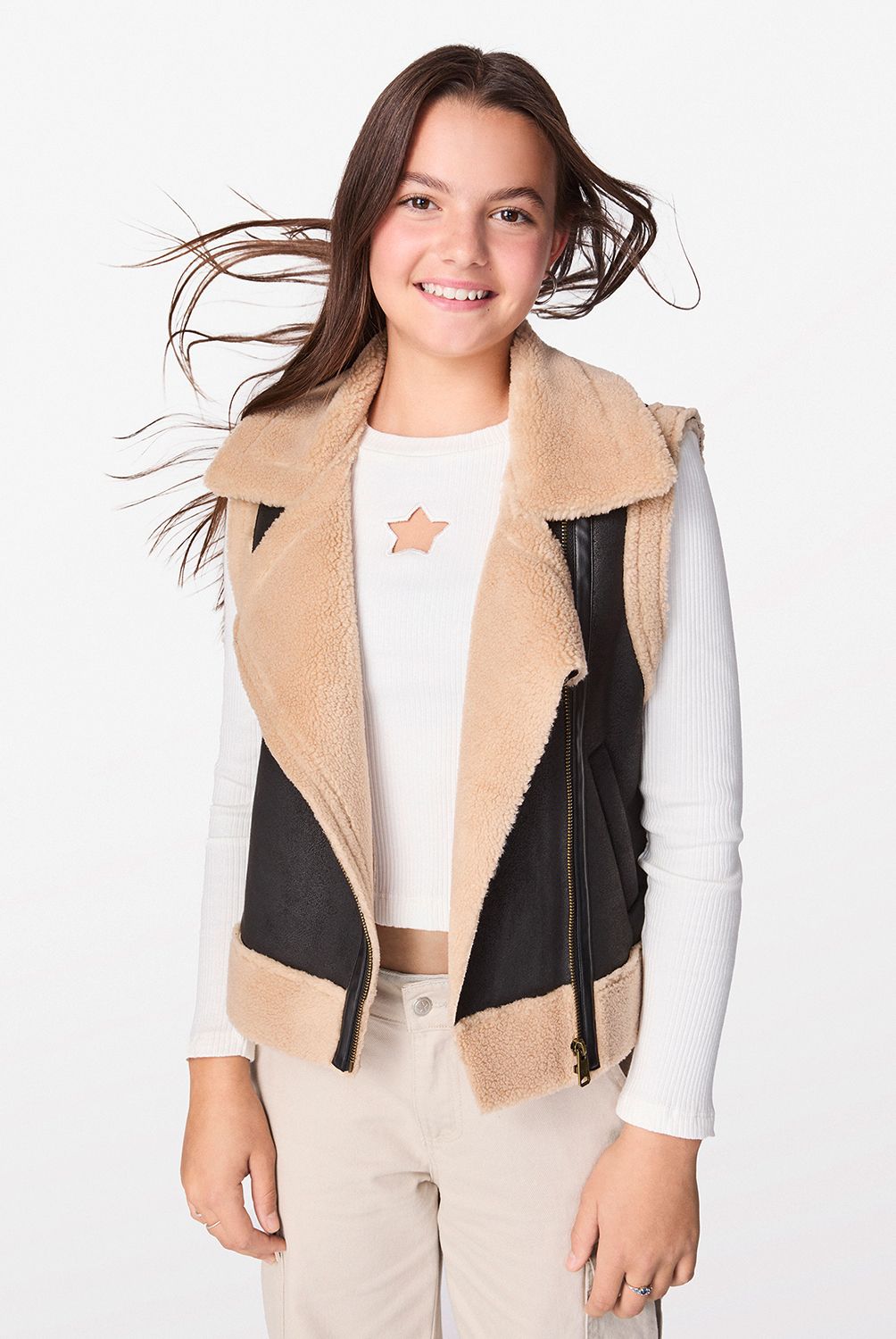 ELEVEN - Chaqueta Eleven Sin Mangas Con Cremallera Niña