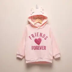 YAMP - Polerón Peludo Con Capucha Niña