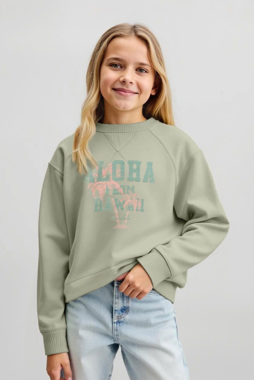 DOO AUSTRALIA - Polerón Algodón Niña Doo Australia Estampado Casual