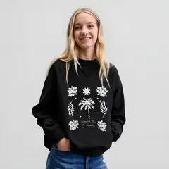 DOO AUSTRALIA - Polerón Algodón Niña Estampado Casual