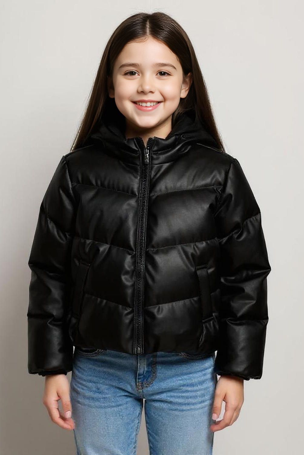 YAMP - Parka Ecocuero Niña Yamp
