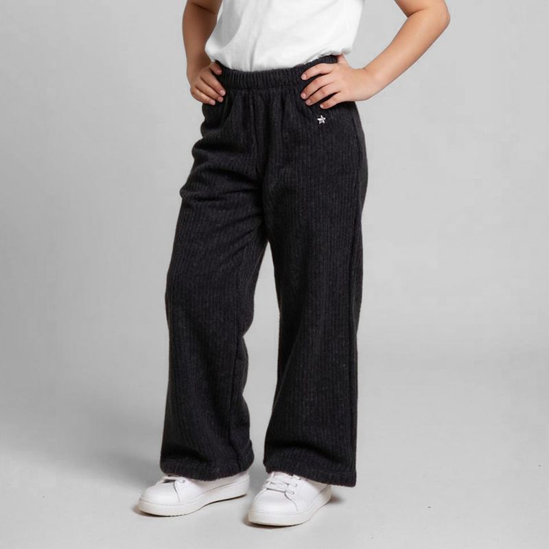 YAMP - Pantalón Tejido Wide Leg Niña Yamp