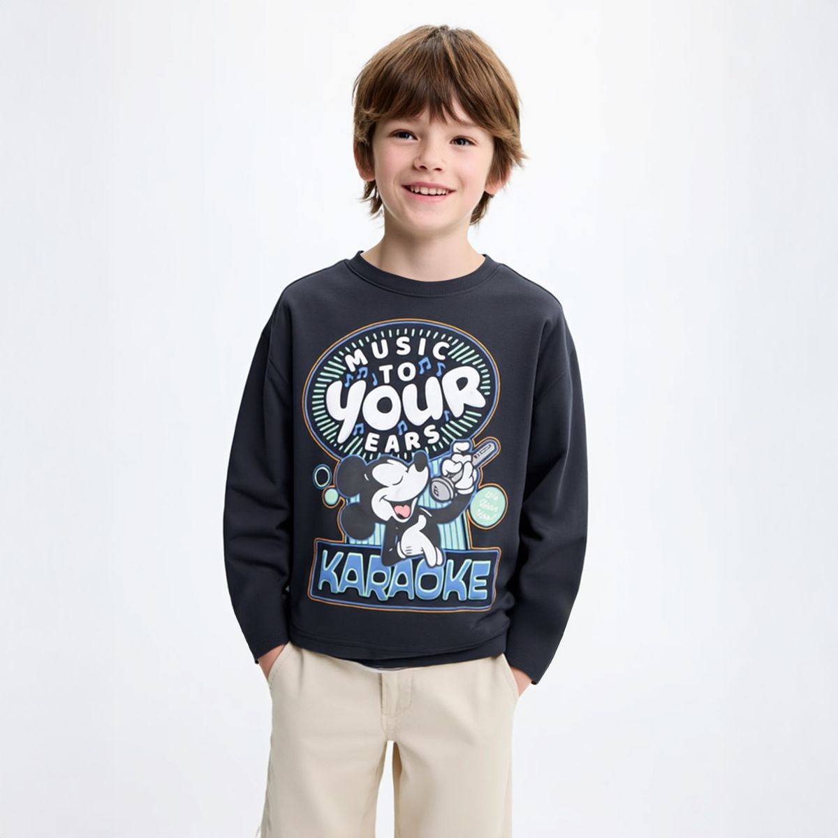 STD CHARACTERS - Polera Niño Mickey Mouse