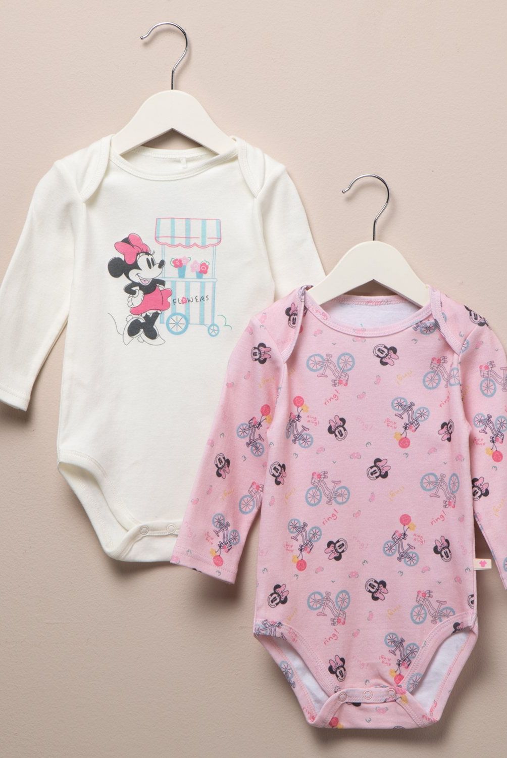 MINNIE - Pack 2 Bodys Bebé Niña Minnie