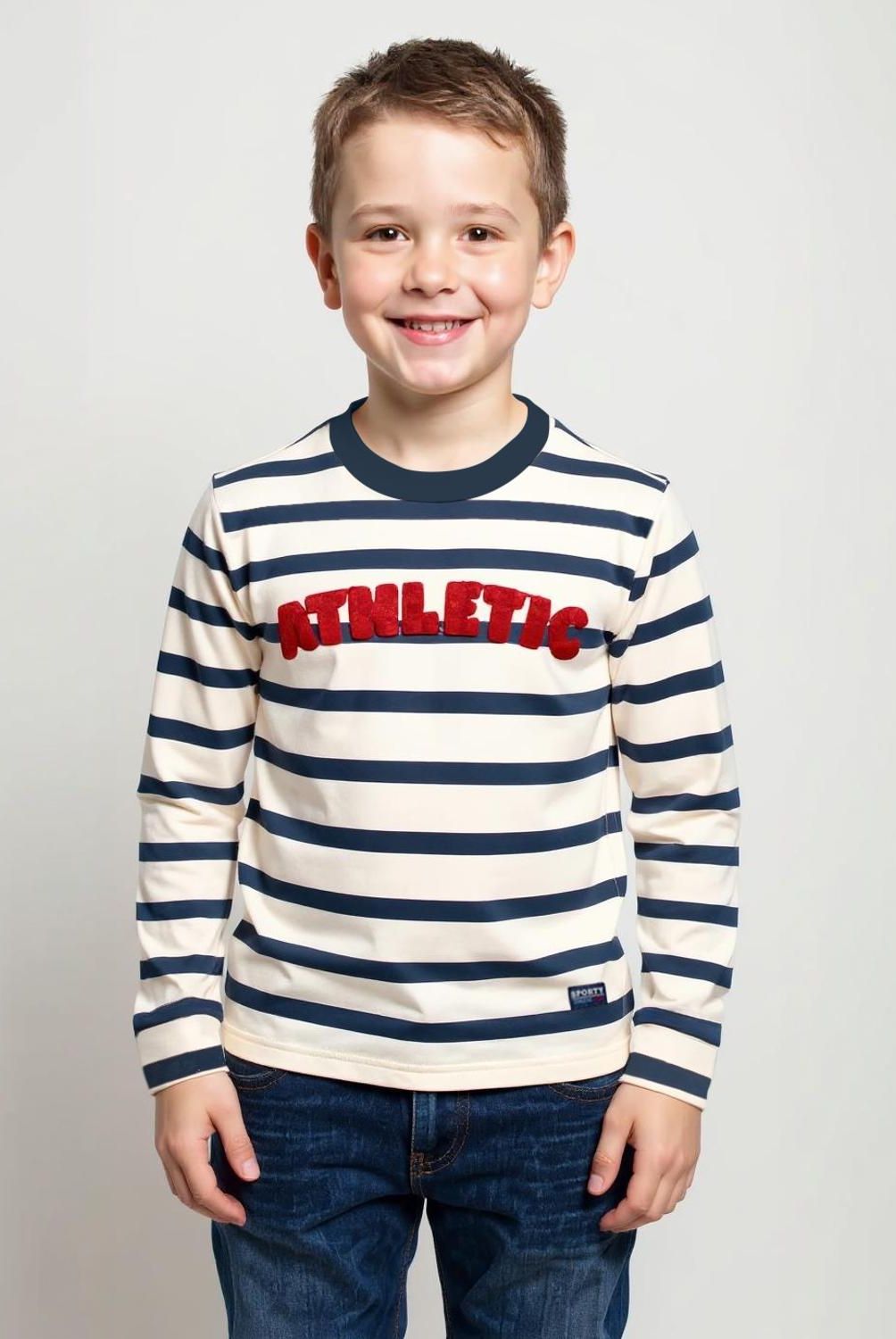 YAMP - Polera Rayada Algodón Niño Yamp