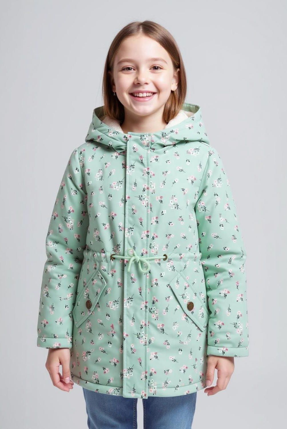 YAMP - Parka Larga Forro Peludo Niña Yamp