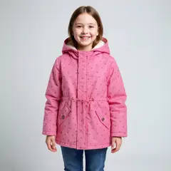 YAMP - Parka Larga Forro Peludo Niña