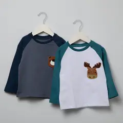 YAMP - Pack de 2 Poleras Bebé Niño