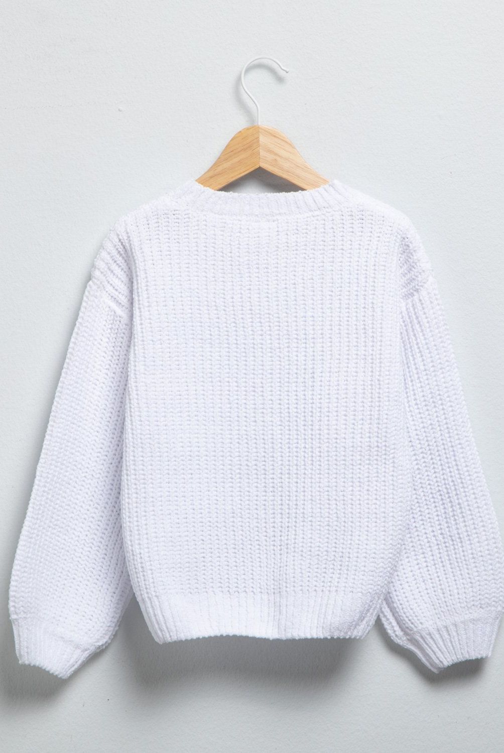 YAMP - Sweater Acrílico Niña Yamp Diseño Mariposa Lentejuelas
