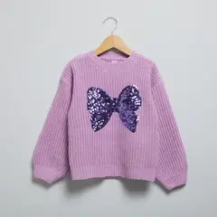 YAMP - Sweater Con Lentejuelas Niña Manga Larga