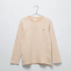 CONIGLIO - Polera Algodón Manga Larga Niño Rayas Casual