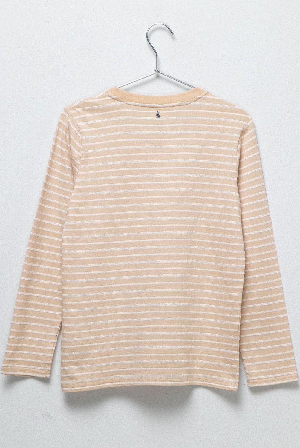 CONIGLIO - Polera Coniglio Algodón Manga Larga Niño Rayas Casual