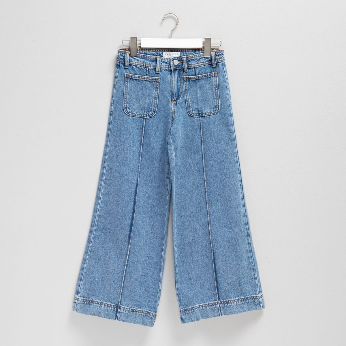 ELEVEN - Jeans Eleven Wide Leg Denim Niña Algodón Tiro Medio