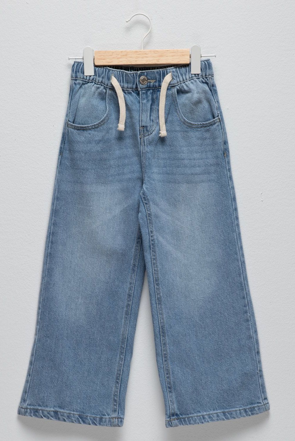YAMP - Jeans Wide Leg Cintura Elasticada Niña Yamp